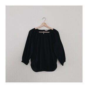everlane the ruched air blouse